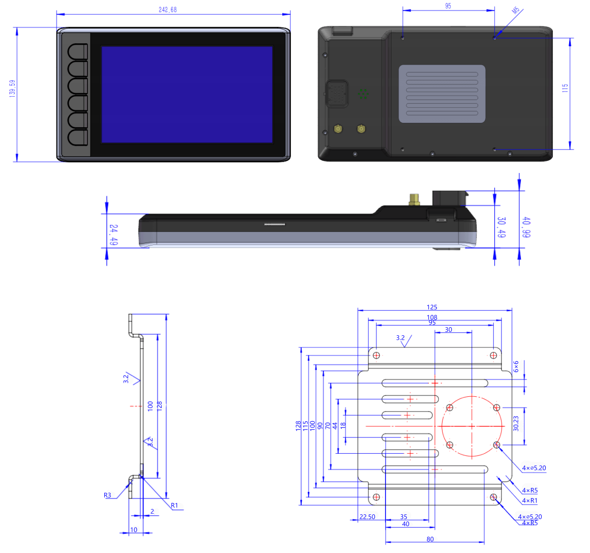 SCP700-080A6 产品尺寸图